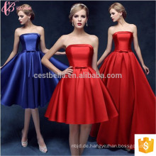 Guangzhou-heißer Verkaufs-reizvolles helles farbiges weg-Schulter-Chiffon- Plain gefärbtes Brautjunfer-Kleid